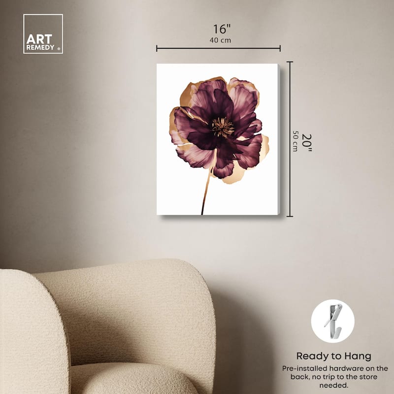 Lilac Blooming I Canvas by Art Remedy, Gallery Wrapped