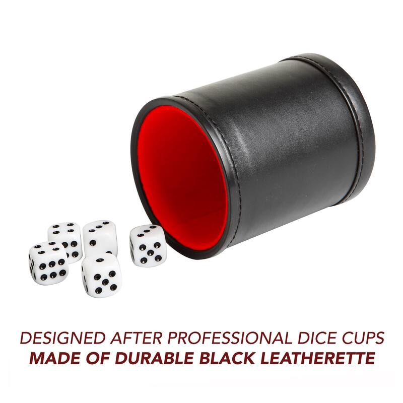 Hathaway Modifier Dice Cup w/ 5 Dice - Black