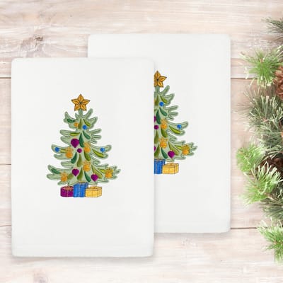 Authentic Hotel and Spa Christmas Presents 2PC Hand Towel Set