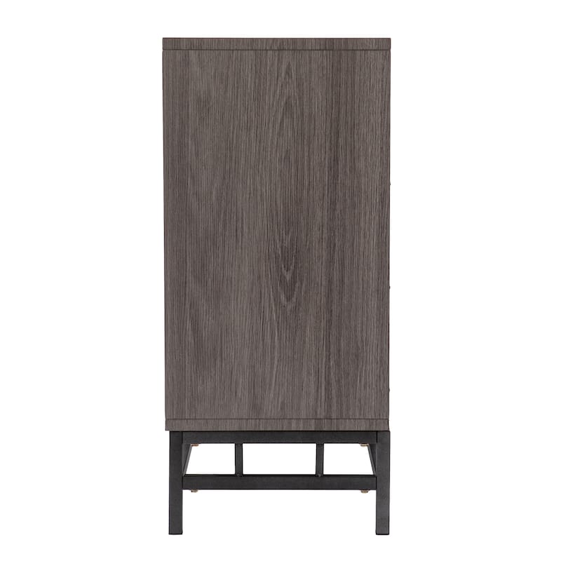 SEI Furniture Hollesborne Two-Door Media TV Stand for TV's up to 50"