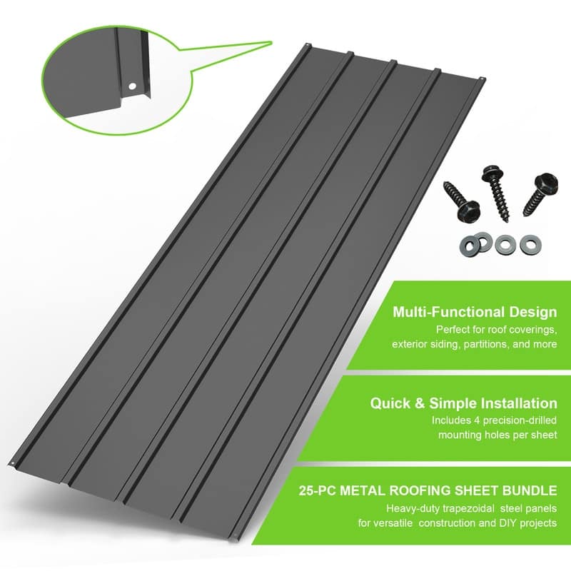 Domi Premium Trapezoidal Steel Roofing & Cladding Panels - Ultimate Weather Protection