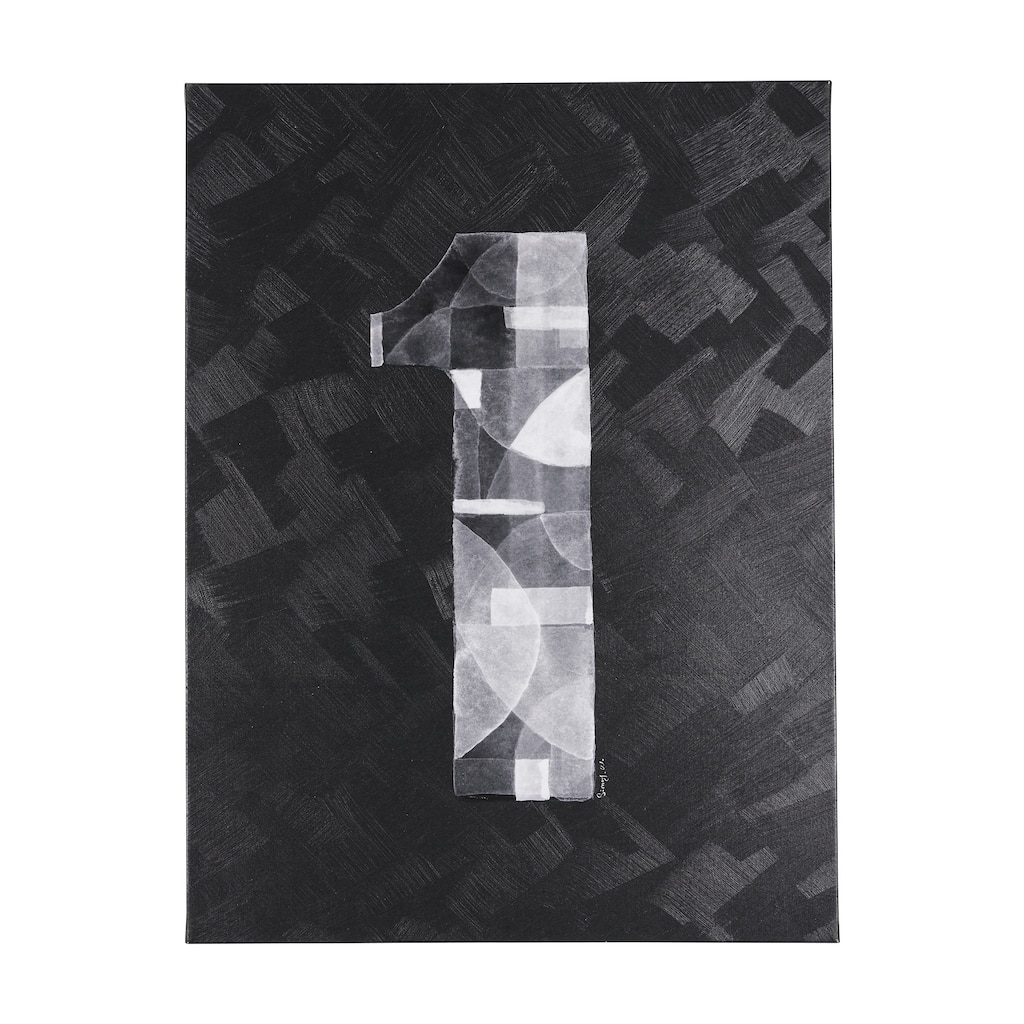 Numbers I (42 x 56) Canvas Art Print