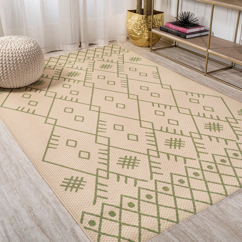 JONATHAN Y Zolak Moroccan Indoor/Outdoor Area Rug