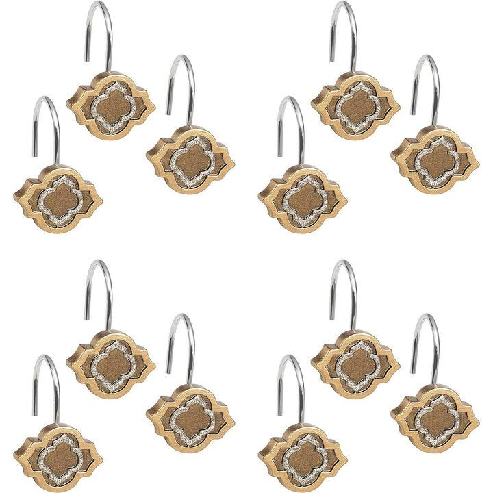 Popular Bath Spindle Complete Bath Ensemble Decor Set, Gold, All Sold Separately - Brown - Brown