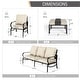 preview thumbnail 60 of 66, MAISON ARTS 5/7/9-Seat Patio Conversation Set, Outdoor Sofa Set with Single Sofa Chairs, 3-Seater Sofa, Ottoman and Coffee Table