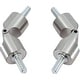 preview thumbnail 41 of 40, MERIVILLE Hinged Elbow Connector - Designed for Bay Window Curtain Rods or Corner Drapery Rods up to 1-inch Diameter Satin Nickel - For 3/4" rod
