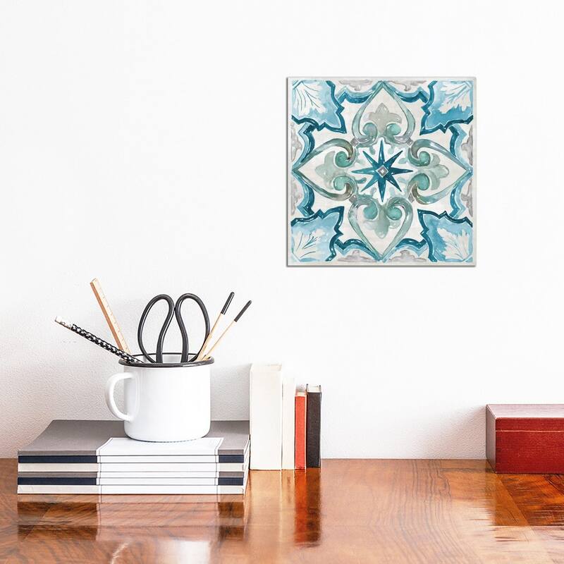 iCanvas "Caribbean Tile II" by Nan Canvas Print - 12x12x1.5