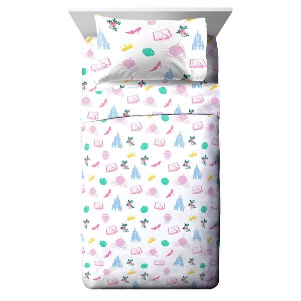 Disney Princess Sassy Twin Sheet Set On Sale Overstock 23480110 Full