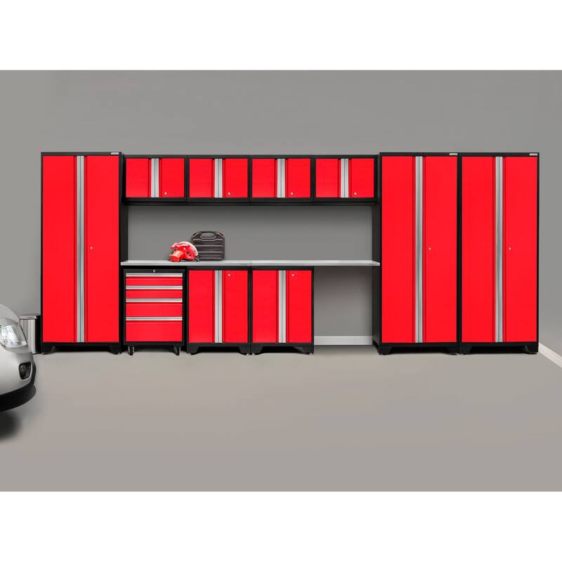 NewAge Products Bold Series 12-pc. Steel Garage Cabinet Set