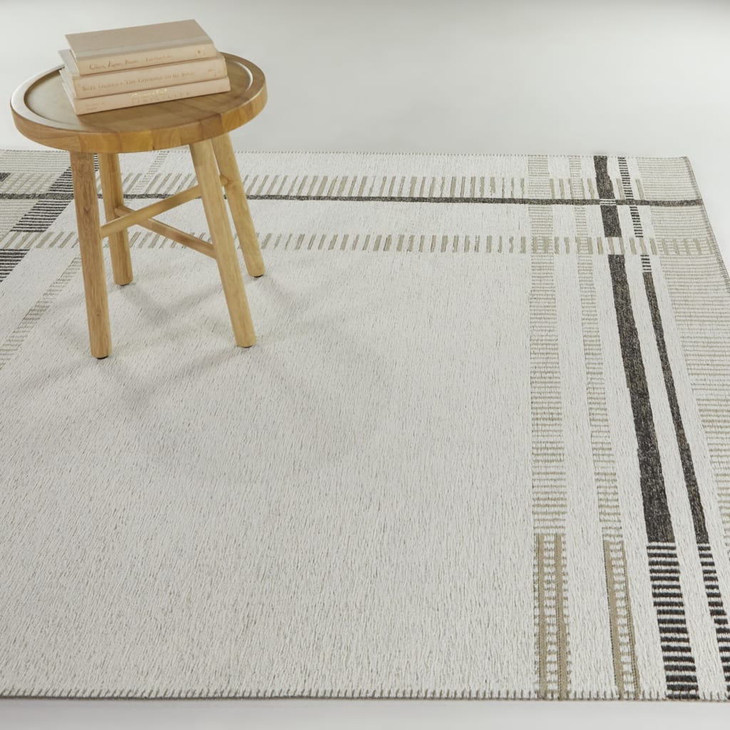 Fielding Modern Striped Indoor/Outdoor Area Rug