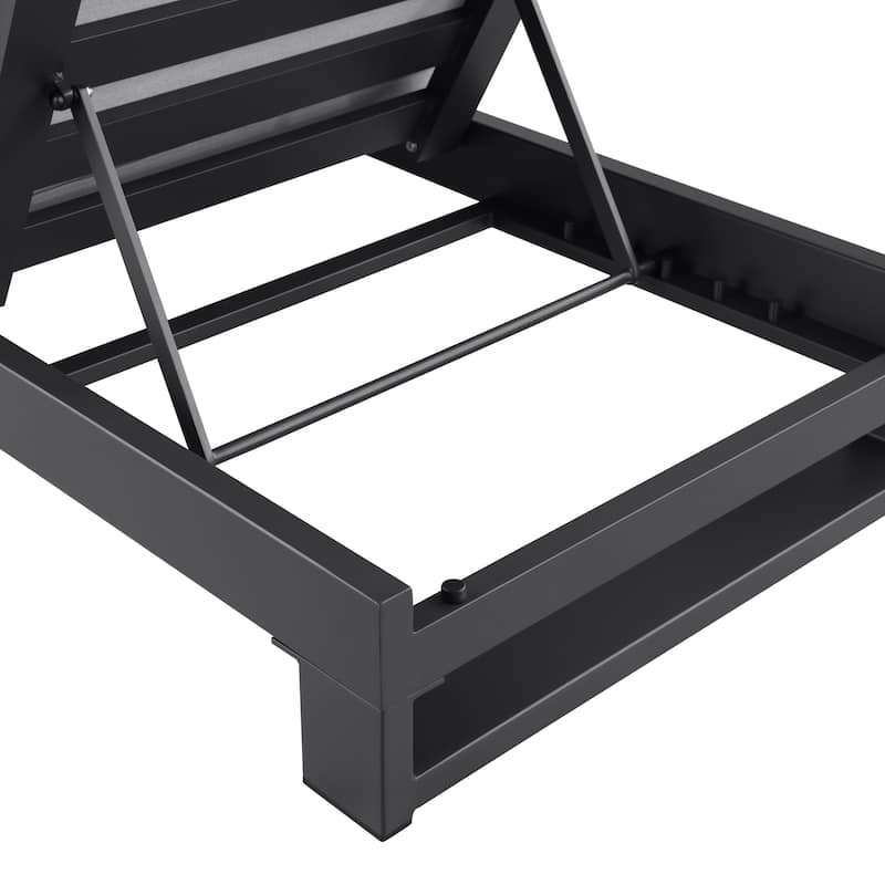 KOVA Minimalist Aluminum Outdoor Chaise Lounge (Set of 2)