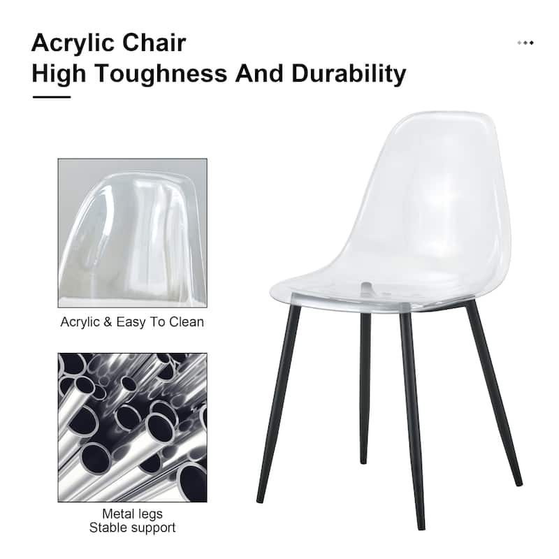 Transparent Dining Chair,Plastic Chair