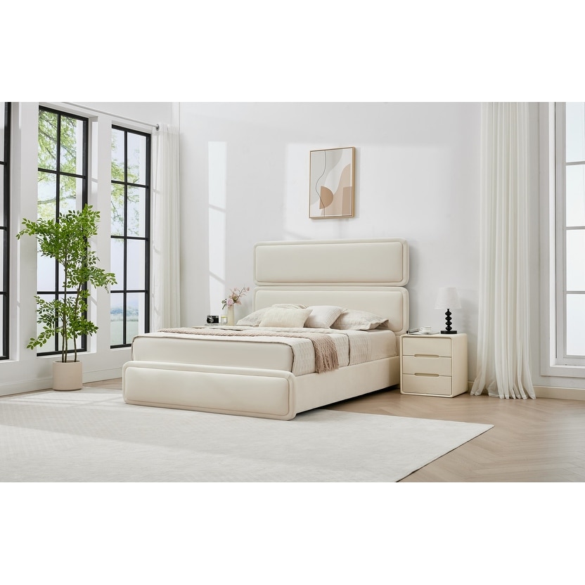 Modern Upholstered Platform Bed