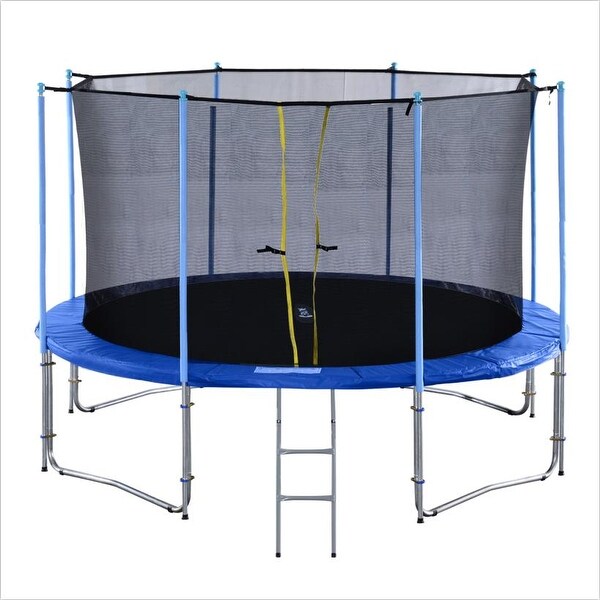 ExacMe Outdoor Trampoline with inner Enclosure Net，6181 C10C16