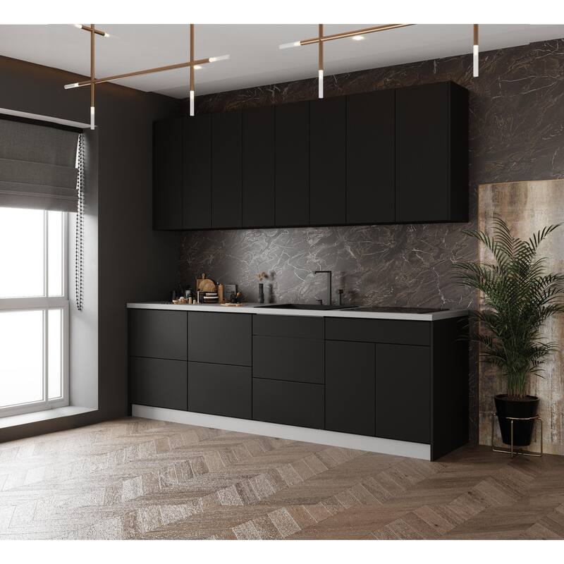 TEP2496-BLK Tall End Panel - 24x96