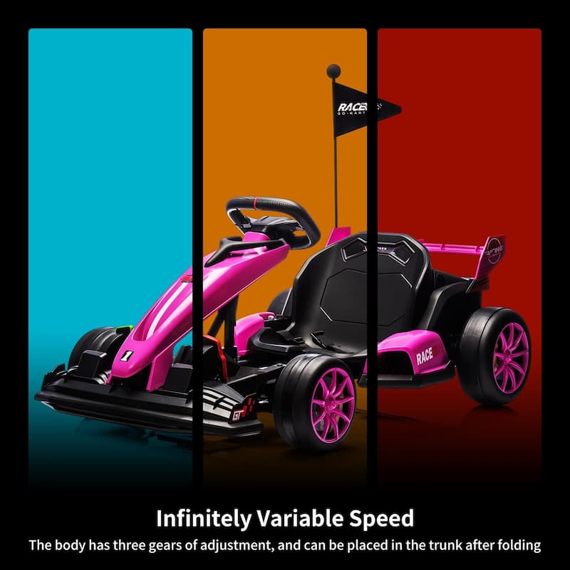 24V Electric Drift Kart for Kids