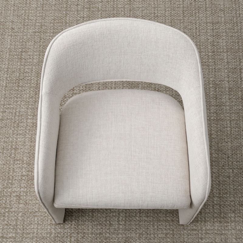 Upholstered Fabric Dining Armchair (Set of 2)