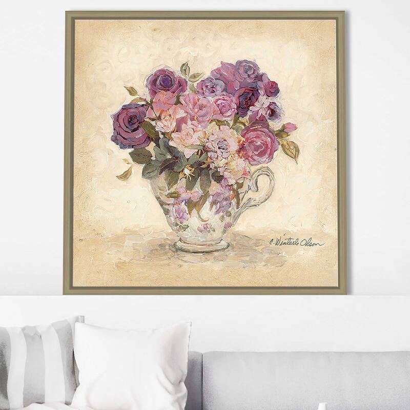 "Petite Bouquet II" Print on Floating Canvas