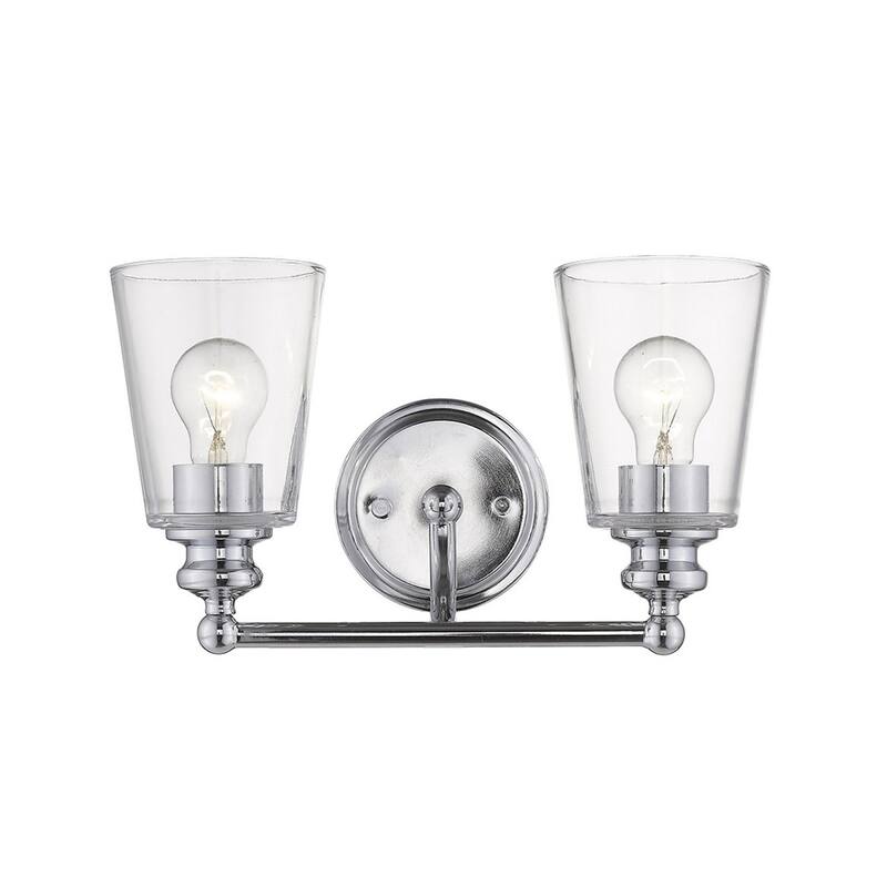 Modern Clear Glass Shade Wall Sconce with Swing Arm for Home Lighting