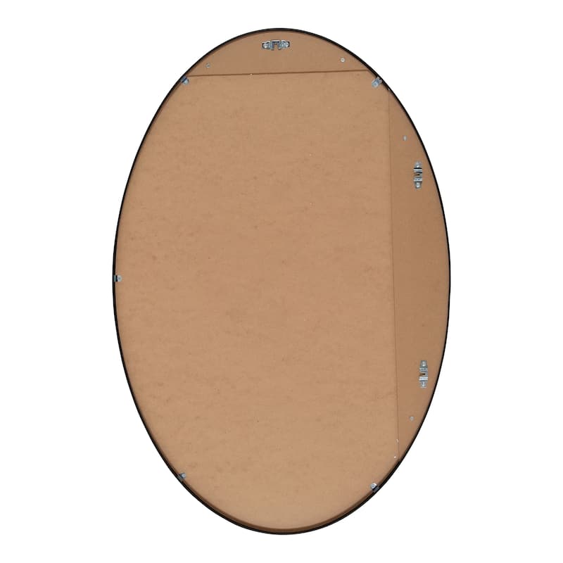 Kate and Laurel Zayda Metal Oval Mirror - 24x36