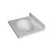 preview thumbnail 3 of 29, Fine Fixtures White Cultured Marble Top With Integrated Sink, 4" Backsplash and Overflow Included.