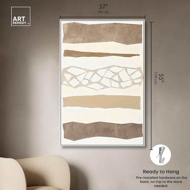 Relief Rifts I Canvas by Art Remedy