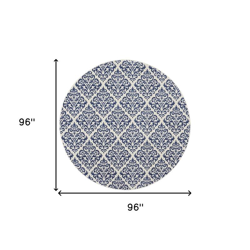 Luzuf Power Loomed Geometric Area Rug By HomeRoots - 96' X '96' X '0.5