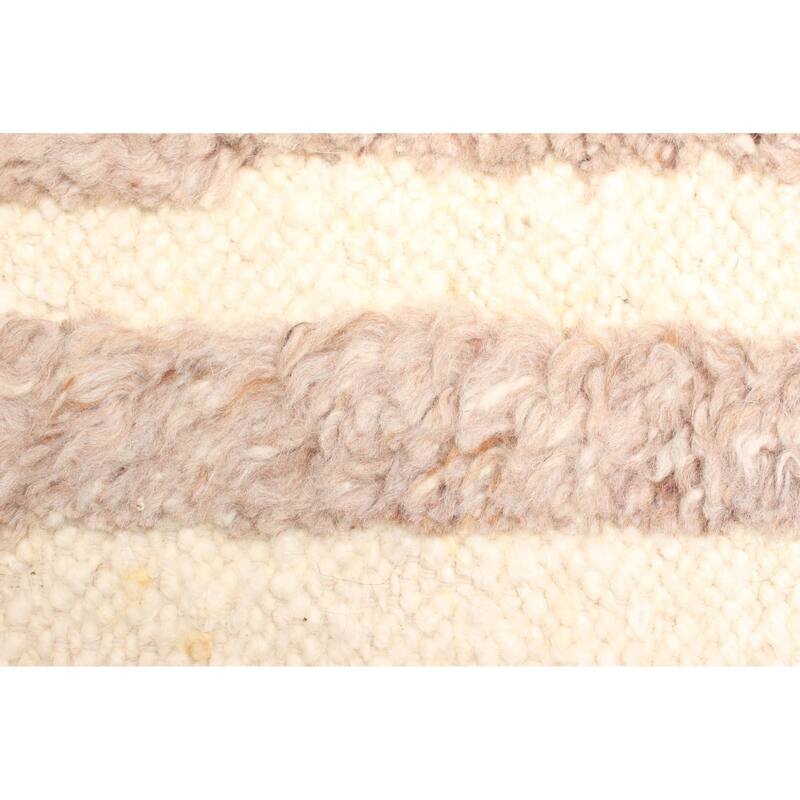 ECARPETGALLERY Braid weave Sienna Tan Wool Rug - 5'3 x 7'9