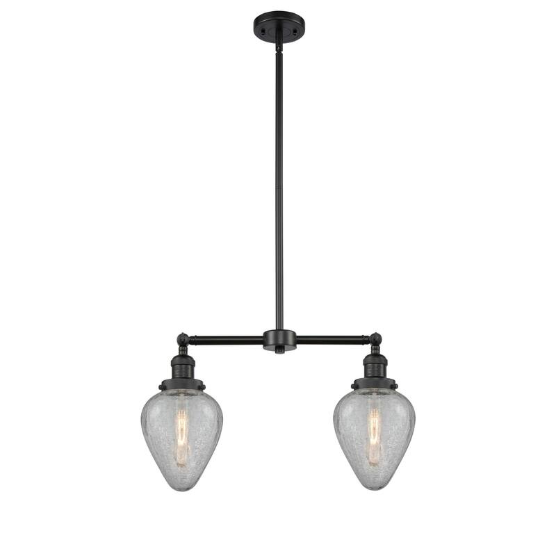 Innovations Lighting Geneseo 2 Light 21" Wide Linear Chandelier