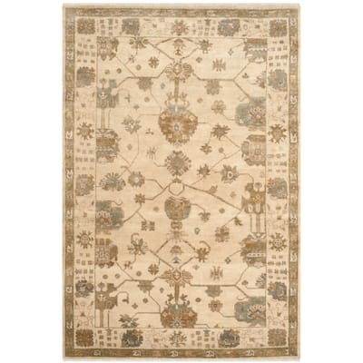 SAFAVIEH Couture Hand-knotted Oushak Niva Traditional Oriental Wool Rug