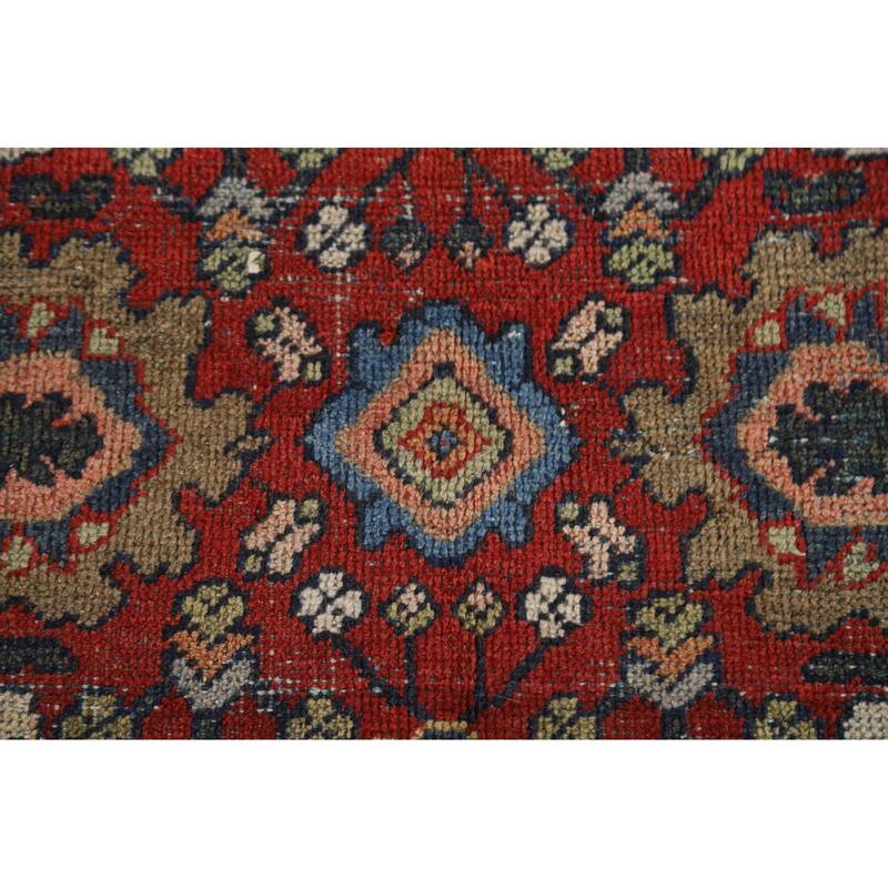 Mahal Persian Antique Area Rug Hand-Knotted Wool Carpet - 6'9"x 9'11"