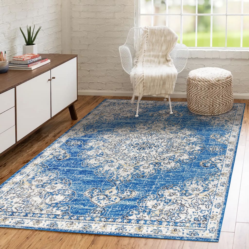 JONATHAN Y Boho FLAIR Medallion Area Rug