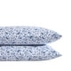 preview thumbnail 14 of 64, Laura Ashley Soft & Silky Sateen Printed Cotton Sheet Set Std Pillowcase Pair - Lorelei