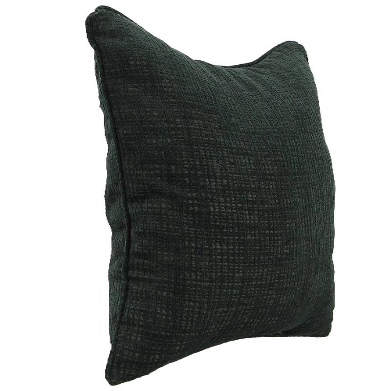 18" x 18" Hatched Solid Indoor Throw Pillow with Welt