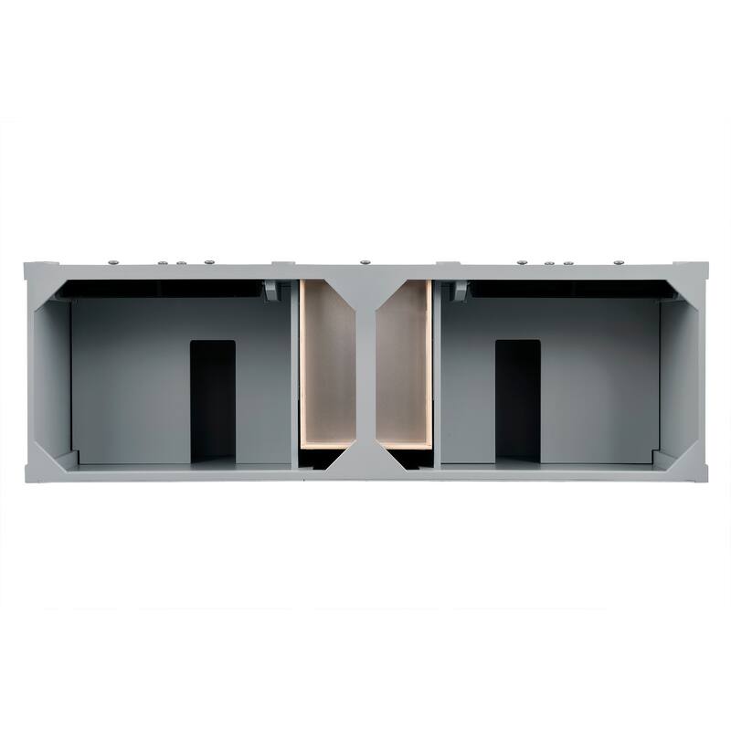 James Martin Vanities Brittany 72" Double Vanity, Urban Gray