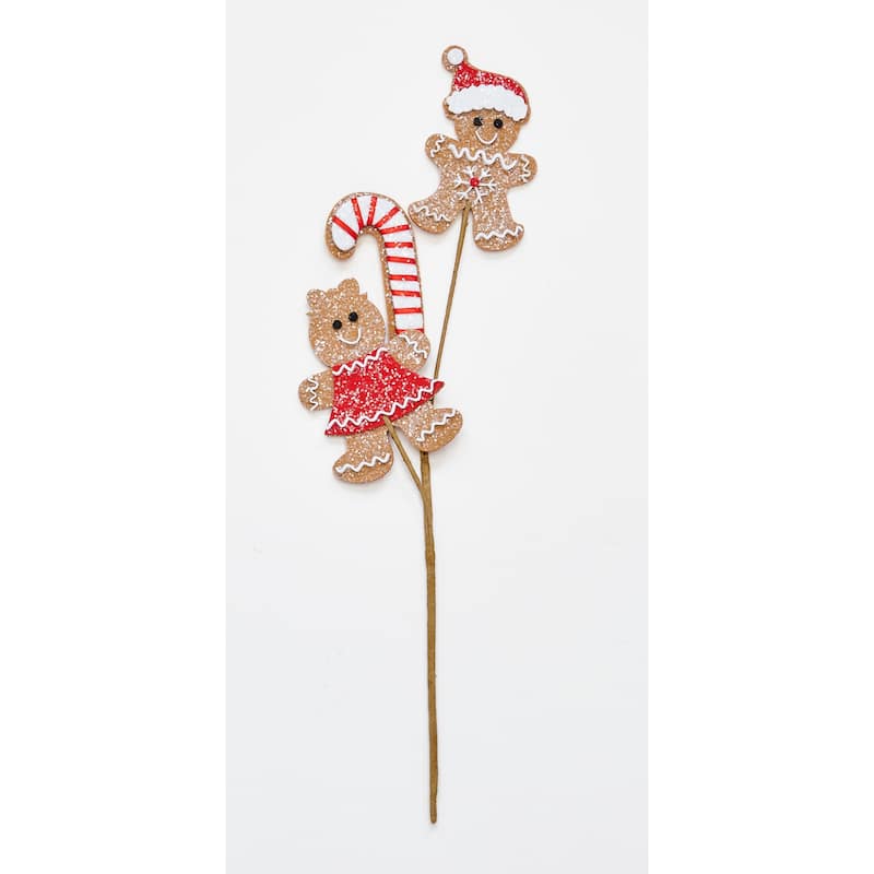 12" Christmas Teddy Bear With Candy Cane Pick, Set of 3 - 12