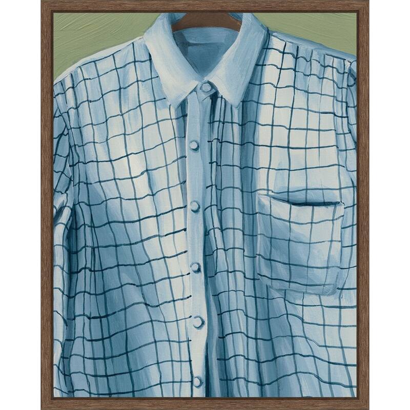 Papas Shirts II by Grace Popp (16 x 20 in.), Framed Canvas Wall Art Print