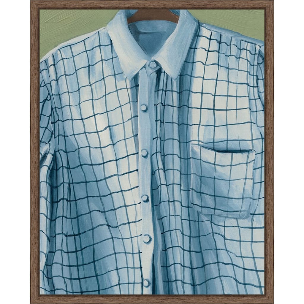 Papas Shirts II by Grace Popp (16 x 20 in.), Framed Canvas Wall Art Print