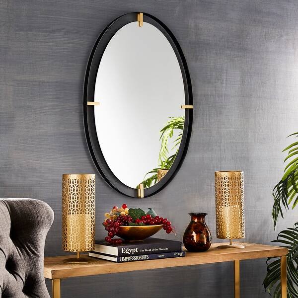 Shop The Curated Nomad Hallmark Large Black And Gold Oval Wall