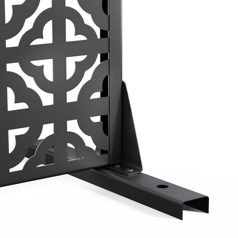 Outdoor Privacy Screen Metal Privacy Screen Panel Free Standing - 72*47