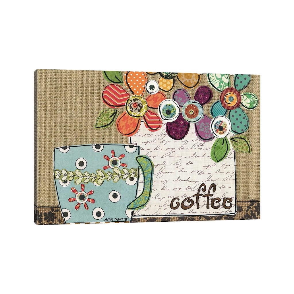 iCanvas "Coffee Shower" by Jamie Morath Canvas Print
