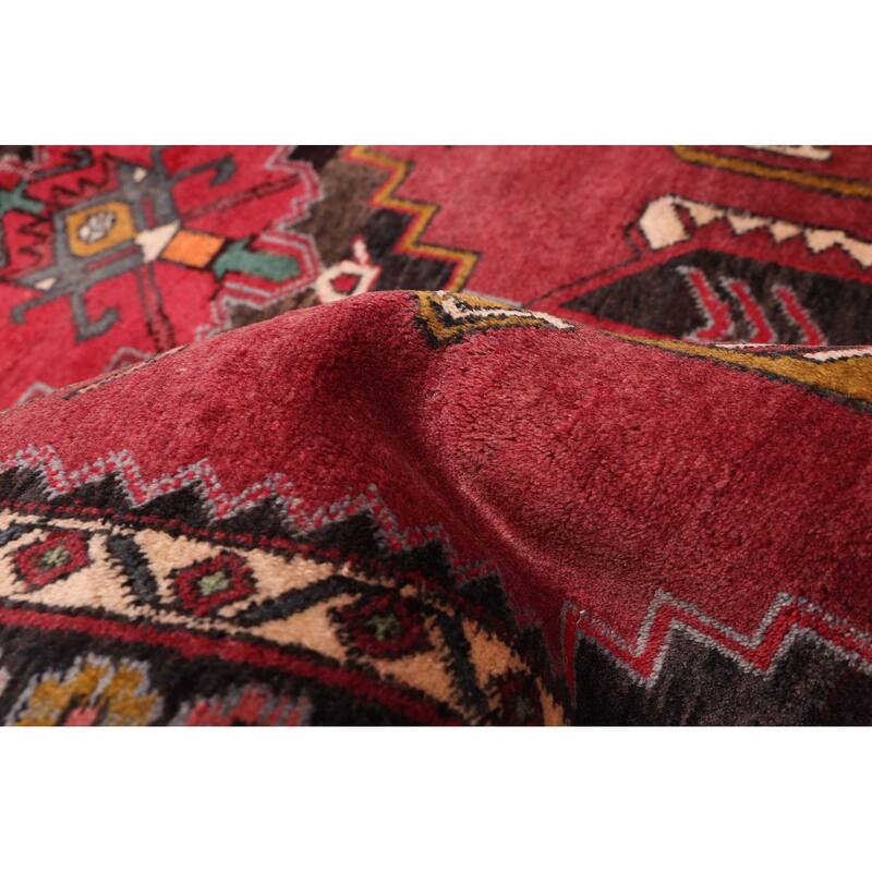 ECARPETGALLERY Hand-knotted Konya Anatolian Burgundy Wool Rug - 3'5 x 12'10