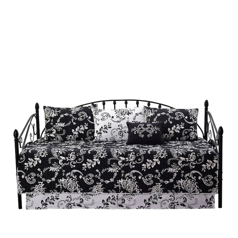 Serenta 6 Piece Cotton Blend Daybed Bedspread Coverlet Set - 75" x 39"