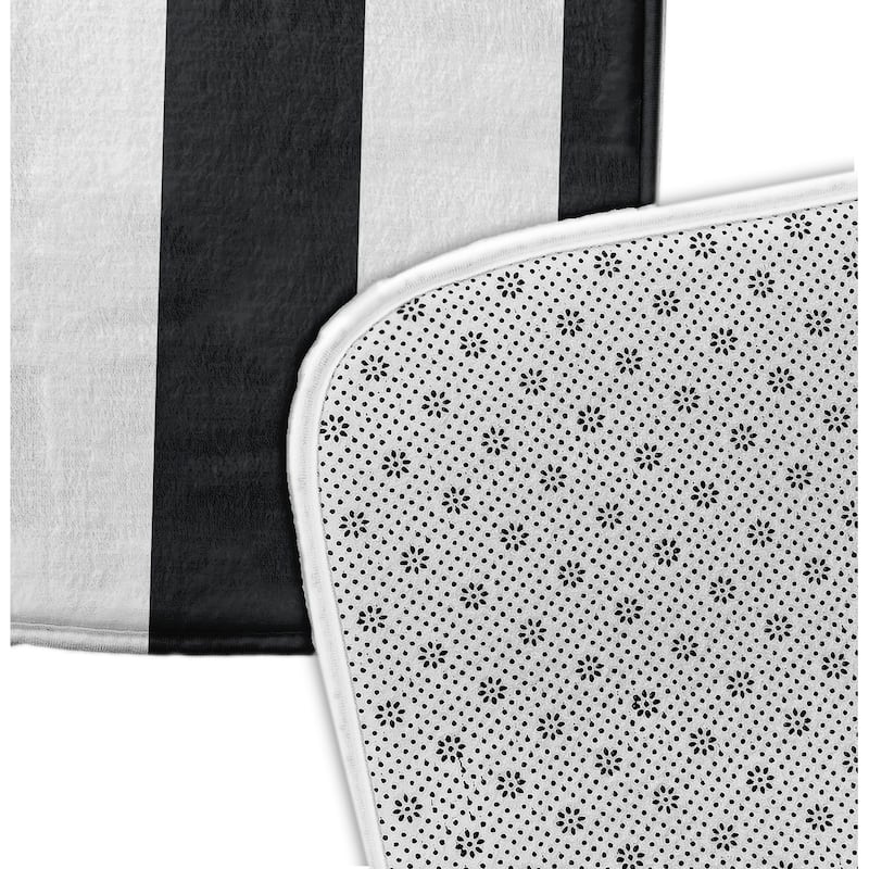 Rugby Stripe Bath Mat