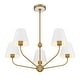 preview thumbnail 11 of 9, Crystorama Lighting Group XAV-B9315 Xavier 5 Light 28" Wide Chandelier