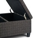 preview thumbnail 72 of 168, WYNDENHALL Elliot Transitional Table Ottoman