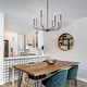 preview thumbnail 14 of 15, Modern Farmhouse 8-Light Chandelier Classic Candle Lights for Dining Room