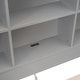 preview thumbnail 3 of 15, Full Size Platform Bed with Storage Headboard, Charging Station and 2-Drawers, Grey