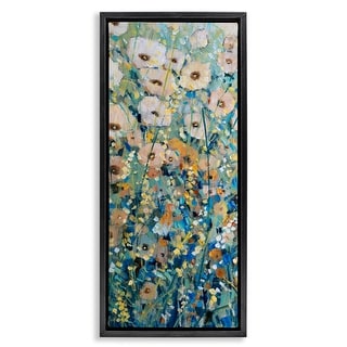 Stupell Sunny Day Meadow Framed Floater Canvas Wall Art Design By Tim ...