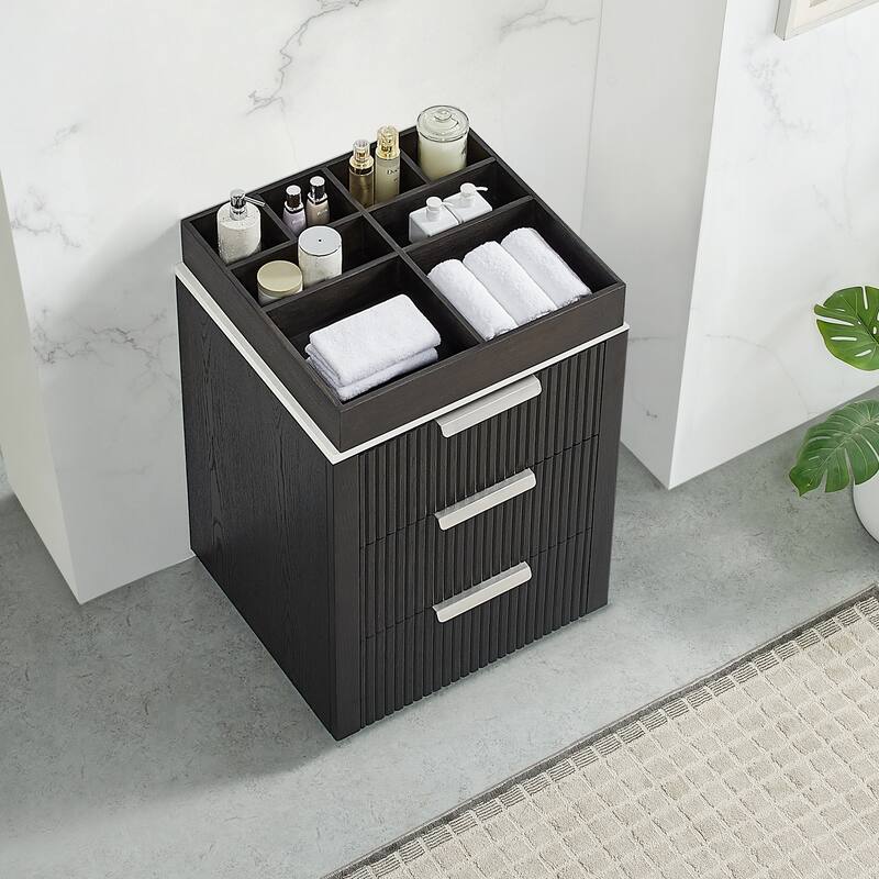 Santarem Solid Wood Partitioned Storage Cabinet